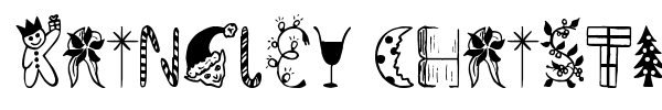 Kringley Christmas font preview